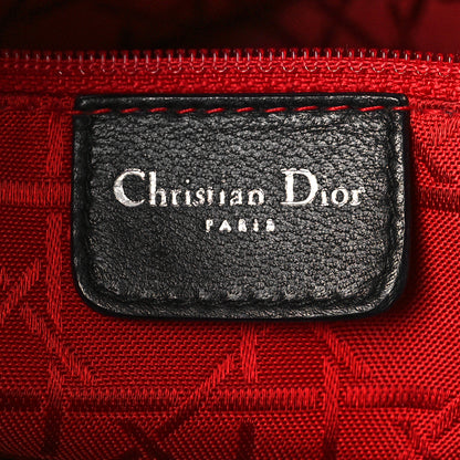 Christian Dior Lambskin Cannage Large Lady Dior Black 5 of 8