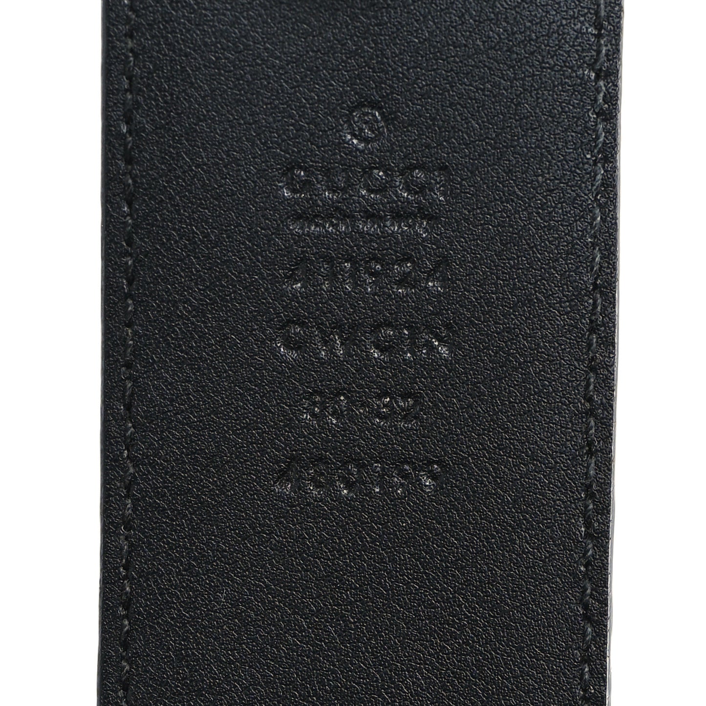 Guccissima Signature Interlocking G 40mm Belt 80 32 Black