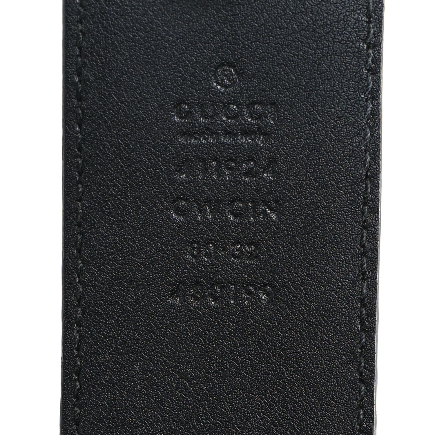 Gucci Guccissima Signature Interlocking G 40mm Belt 80 32 Black 5 of 6