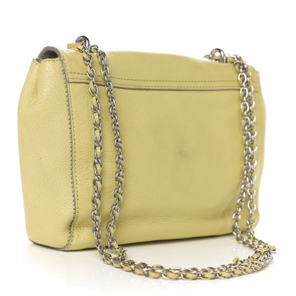 Mulberry Glossy Goatskin Small Lily Flap Pistachio 4 of 16