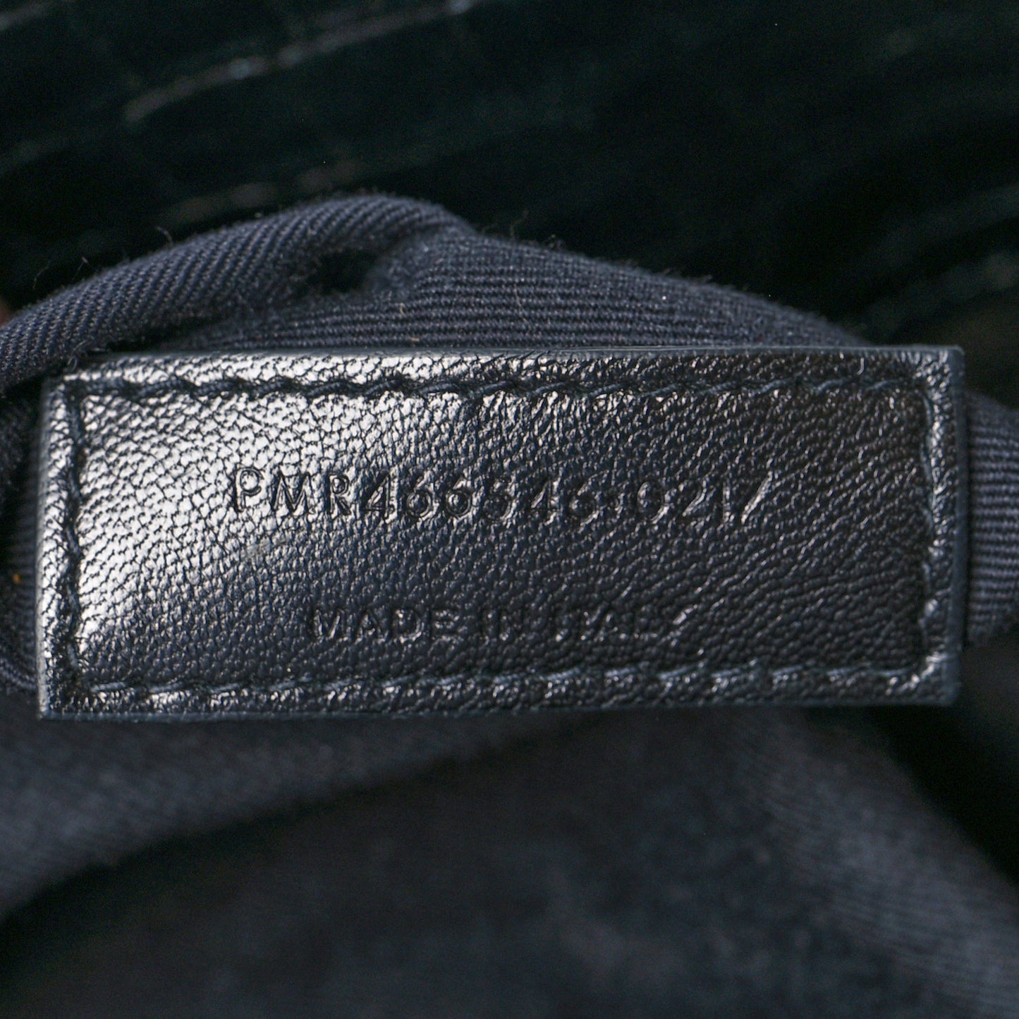 Calfskin Crocodile Embossed Small Supple Sac de Jour Black