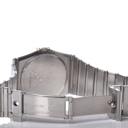 Omega Stainless Steel 18K Yellow Gold 33mm Constellation Quartz Watch Champagne 396.1075 7 of 9