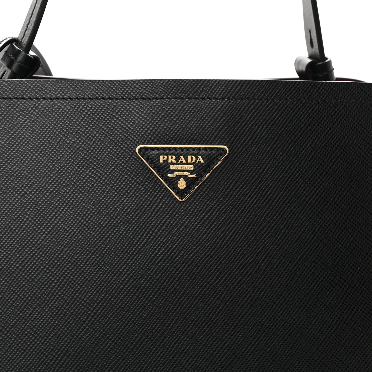 Saffiano Cuir Matinee Tote Black Cherry