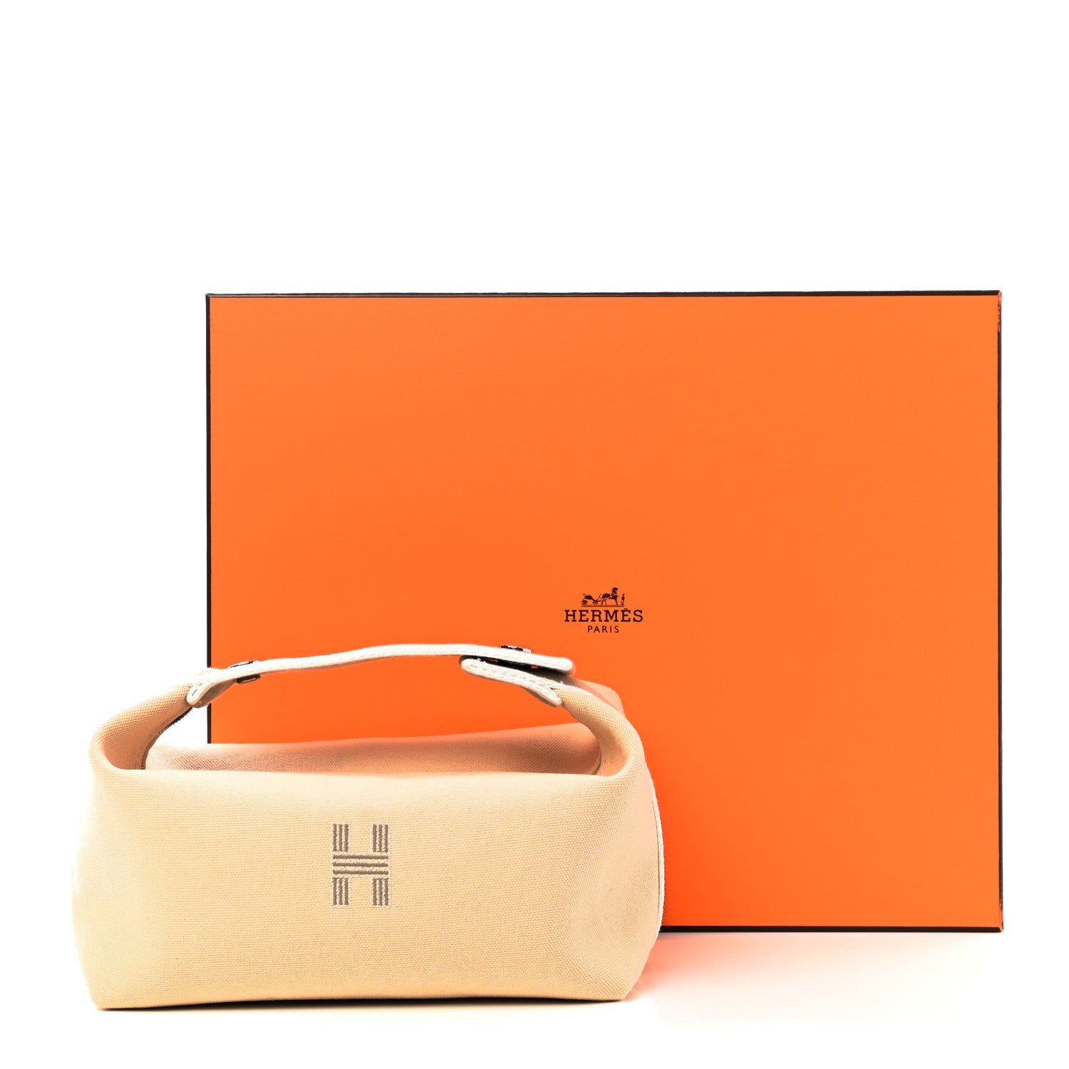 Hermes Canvas Small Bride-A-Brac Pouch Natural 8 of 8