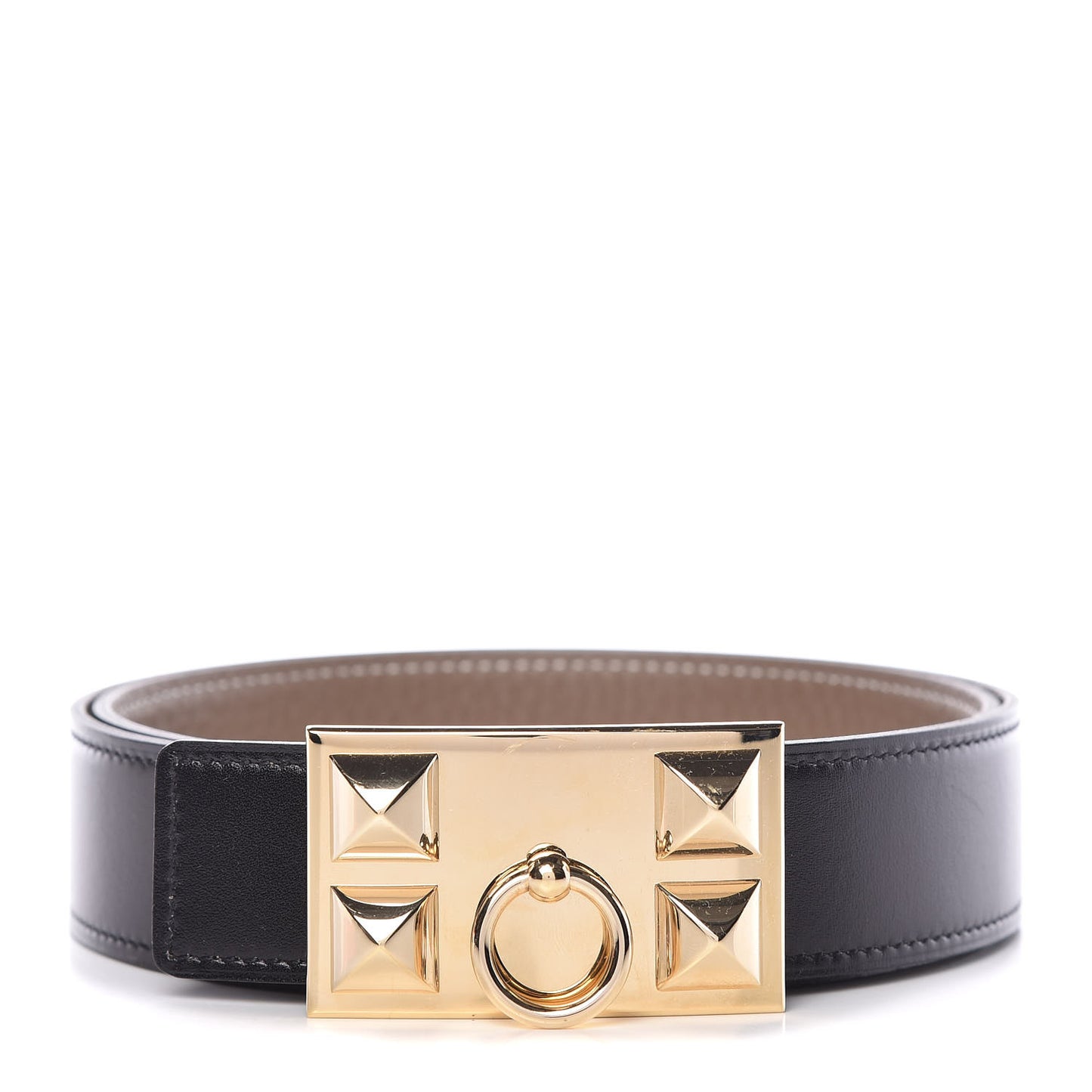 Box Togo 32mm Collier De Chien CDC Belt 80 Black Etoupe