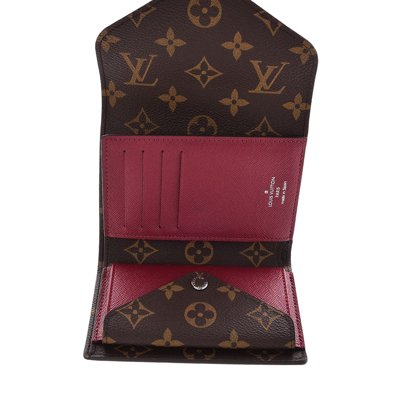 Epi Monogram Marie-Lou Compact Wallet Fuchsia