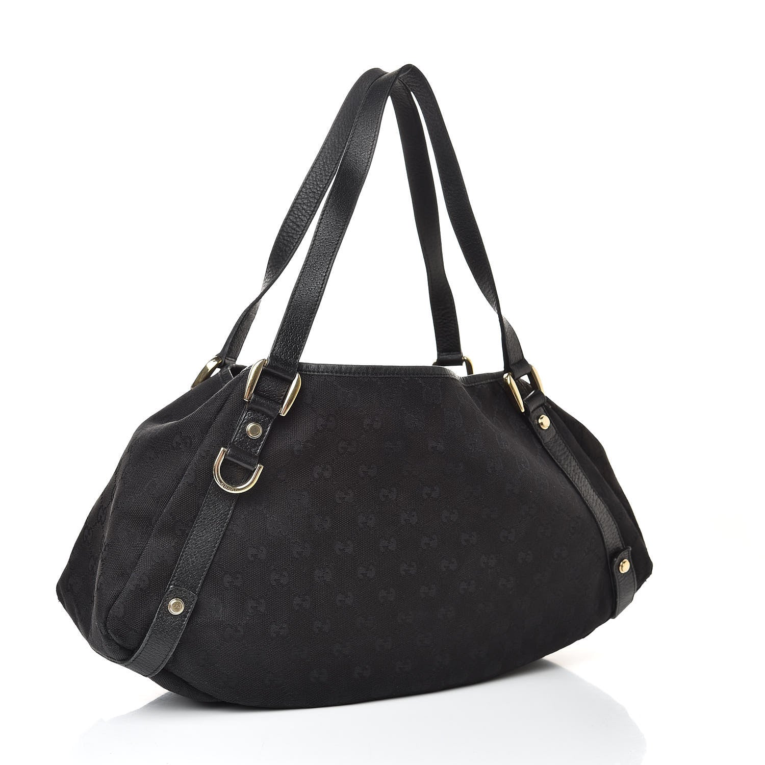 Gucci Monogram Medium Abbey Shoulder Bag Black 3 of 10