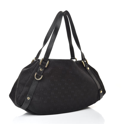 Gucci Monogram Medium Abbey Shoulder Bag Black 3 of 10