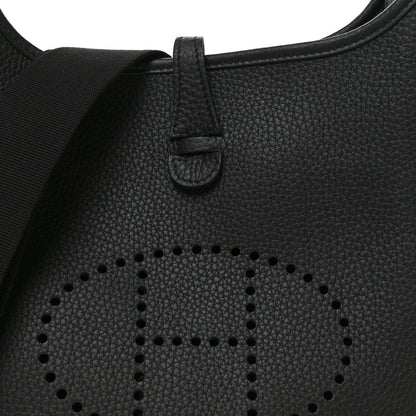 Hermes Taurillon Clemence Evelyne 23 Poche III Black 7 of 9