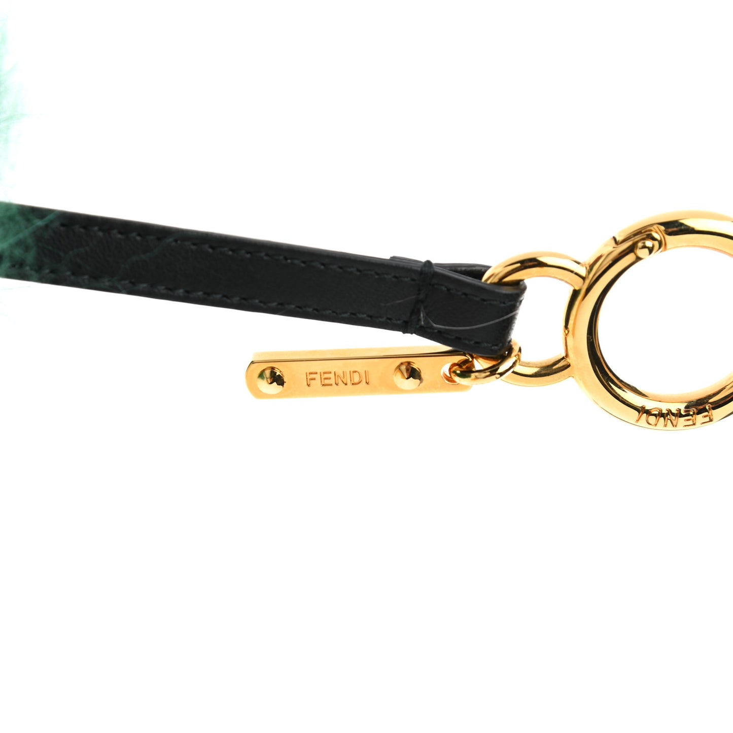 Fox Rabbit Goat Mink Fur Vitello Flamingo Minty Monster Bag Bug Charm Green Apple Multicolor