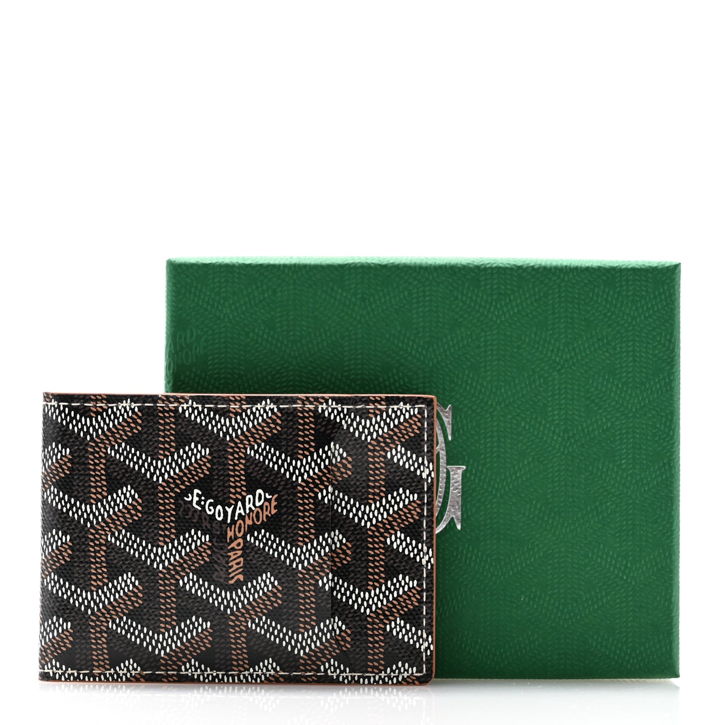 Goyardine Bi-Fold Victoire PM Wallet Black