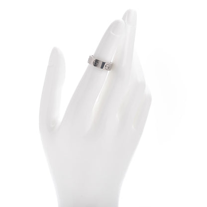 Cartier 18K White Gold 5.5mm LOVE Ring 48 4.5 2 of 4
