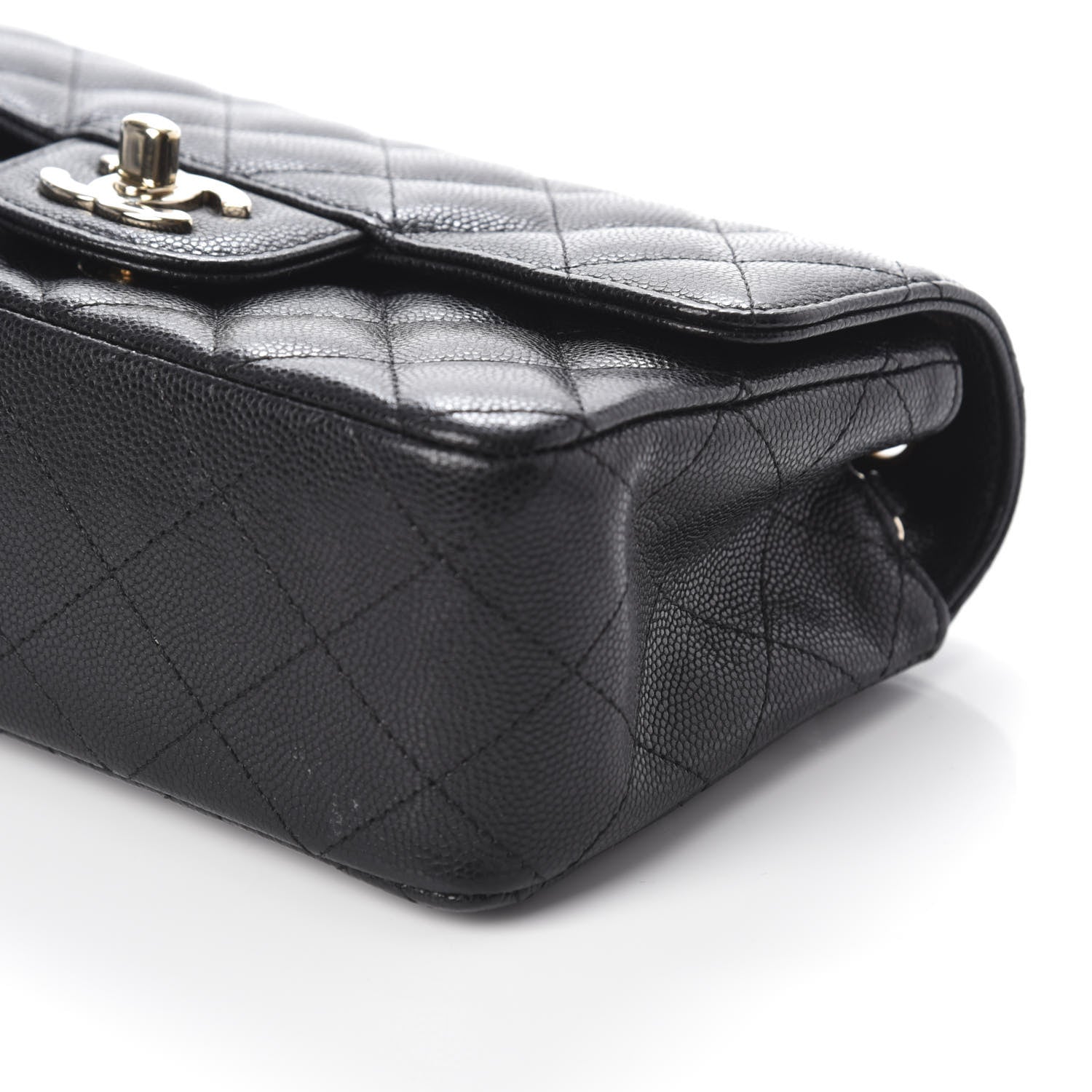 Chanel Caviar Quilted Mini Rectangular Flap Black 9 of 9