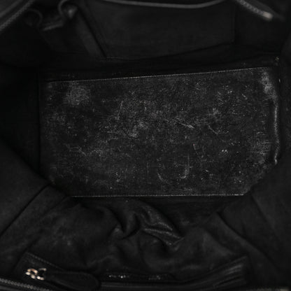 Celine Drummed Calfskin Mini Luggage Black 5 of 14