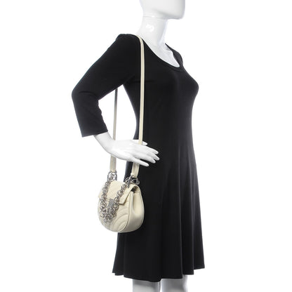 Chloe Calfskin Quilted Mini Drew Bijou Shoulder Bag Natural White 2 of 7