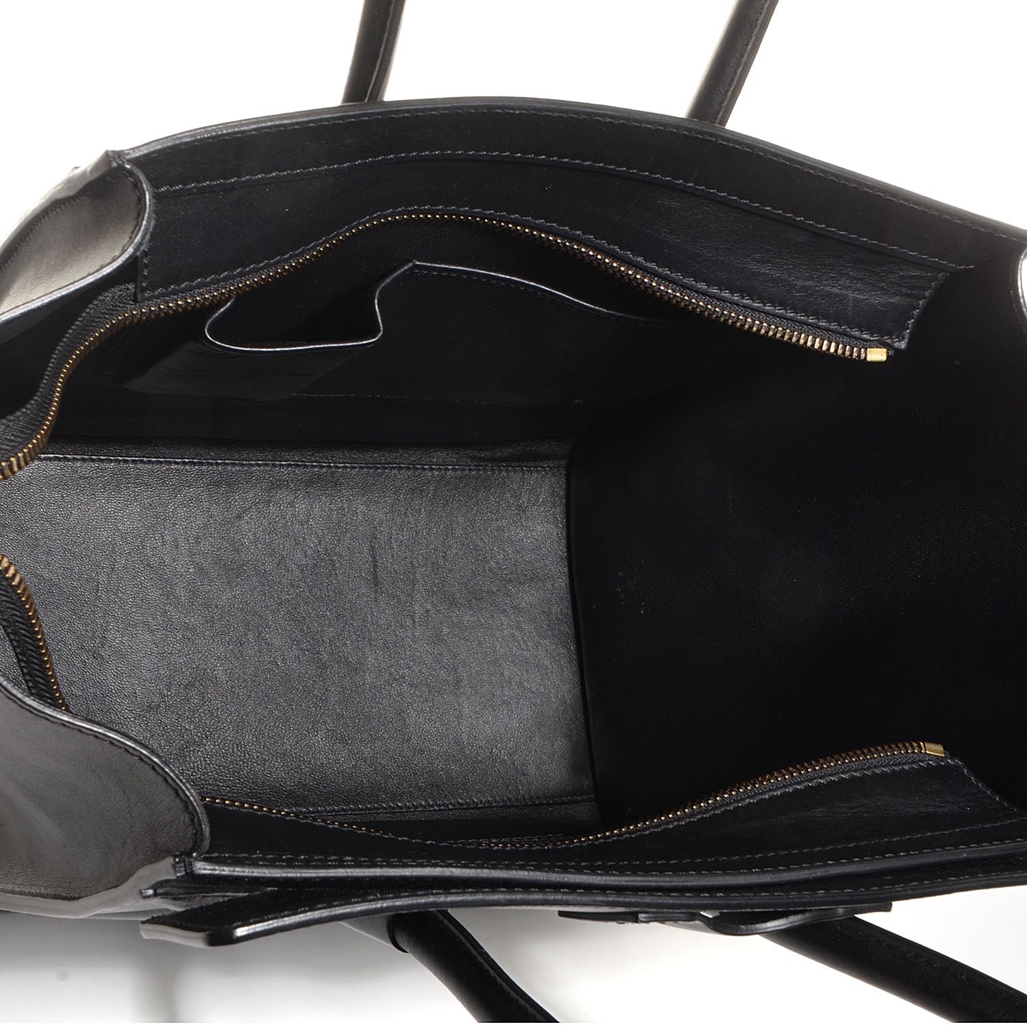 Celine Smooth Calfskin Mini Luggage Black 5 of 9