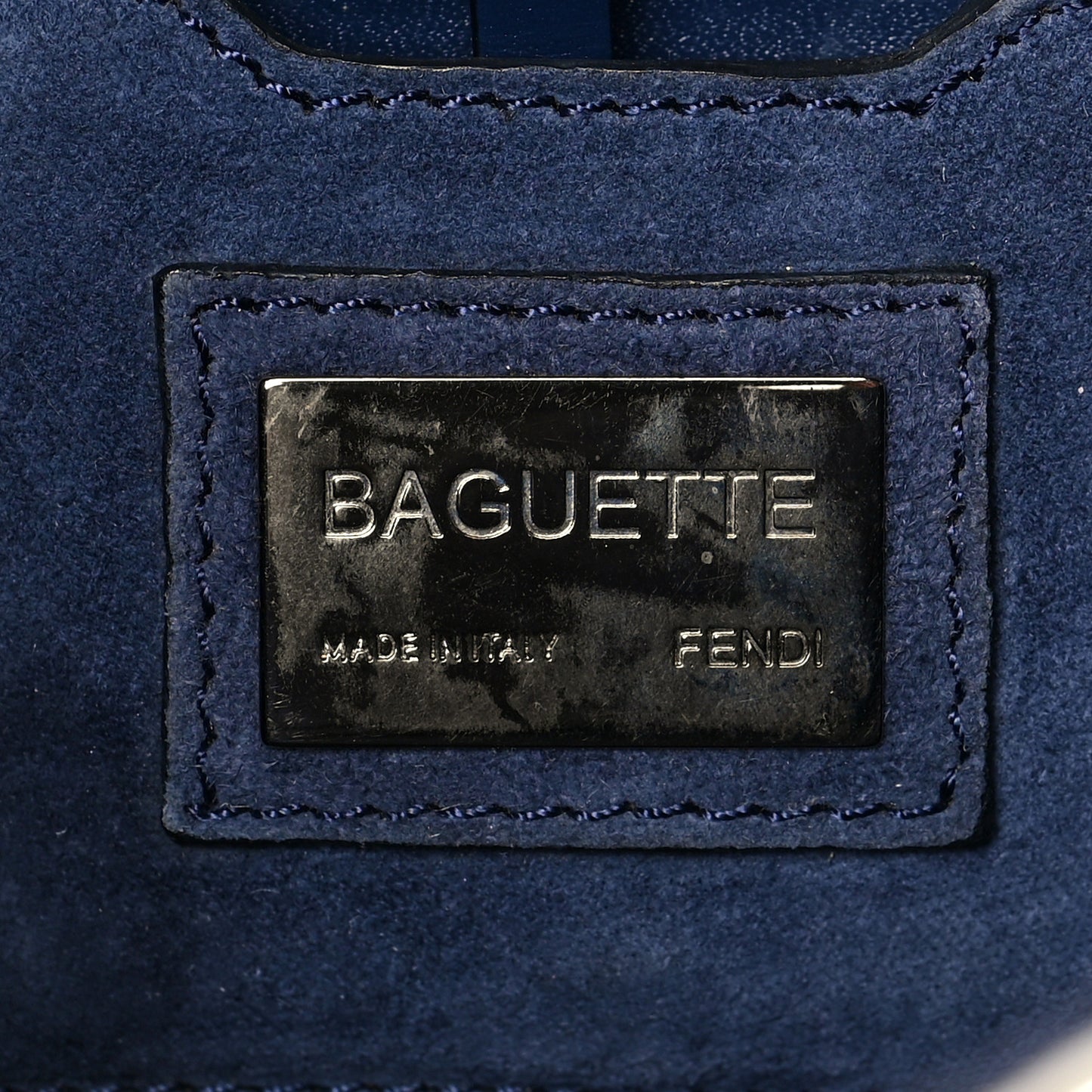 Calfskin Plexiglass Mosaic Baguette Multicolor