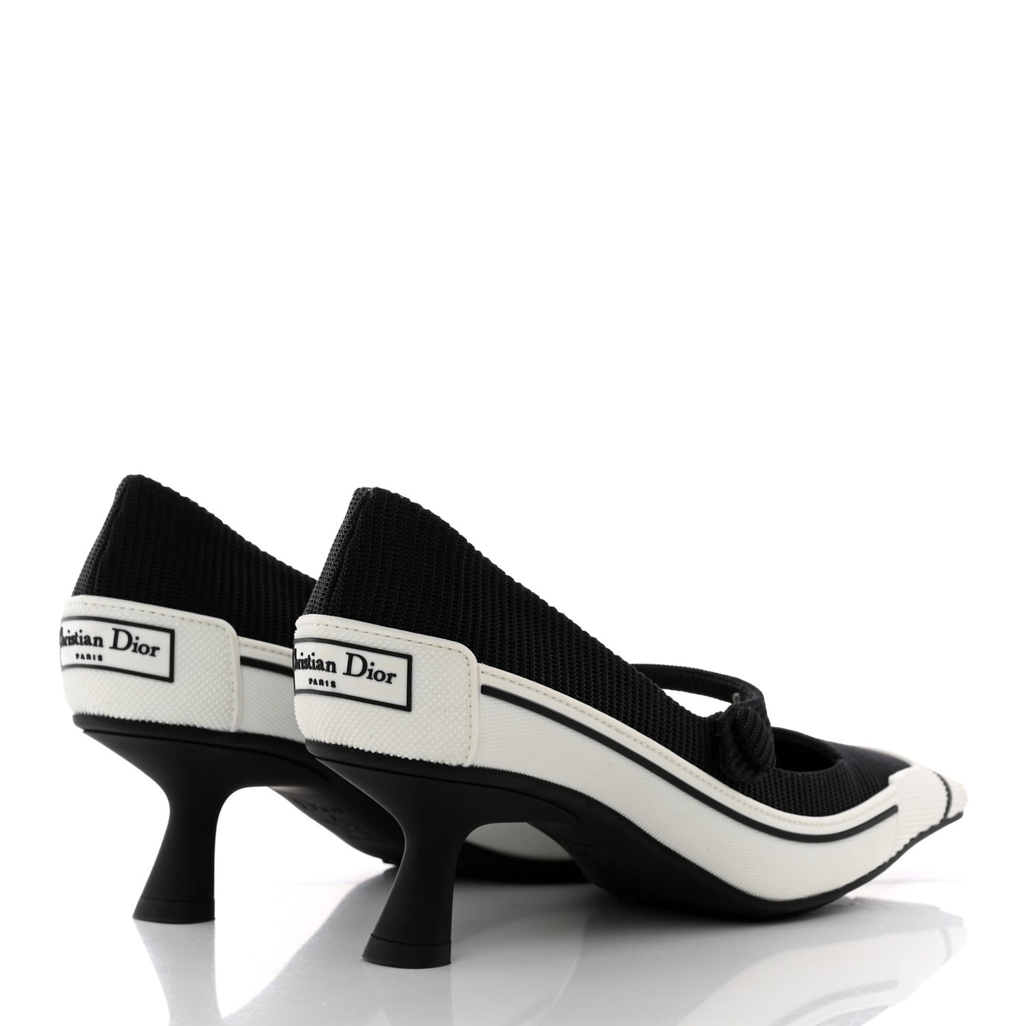 Technical Canvas Rubber D-Motion 55mm Pumps 38 Black