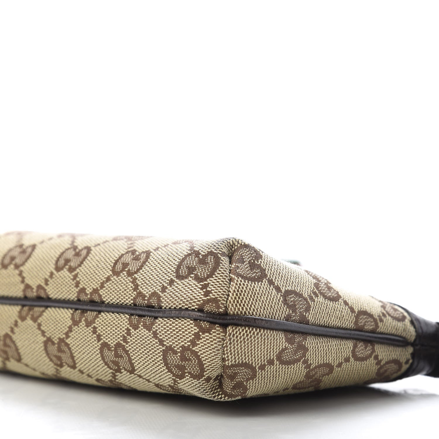 Gucci Monogram Jolicoeur Wristlet Dark Brown 7 of 10