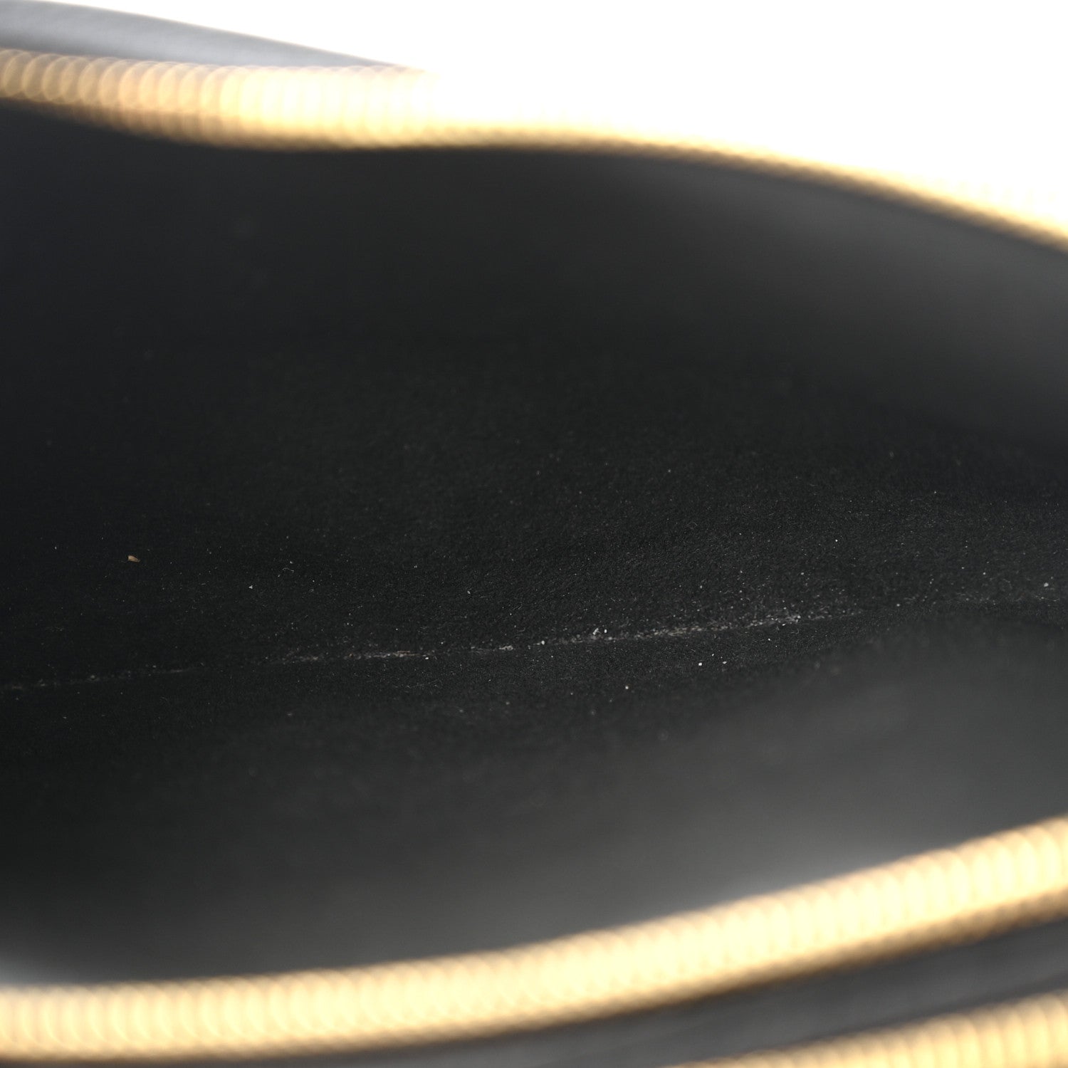 Louis Vuitton Empreinte Monogram Giant Double Zip Pochette Black Cream 5 of 18