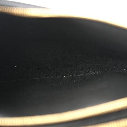 Louis Vuitton Empreinte Monogram Giant Double Zip Pochette Black Cream 5 of 18