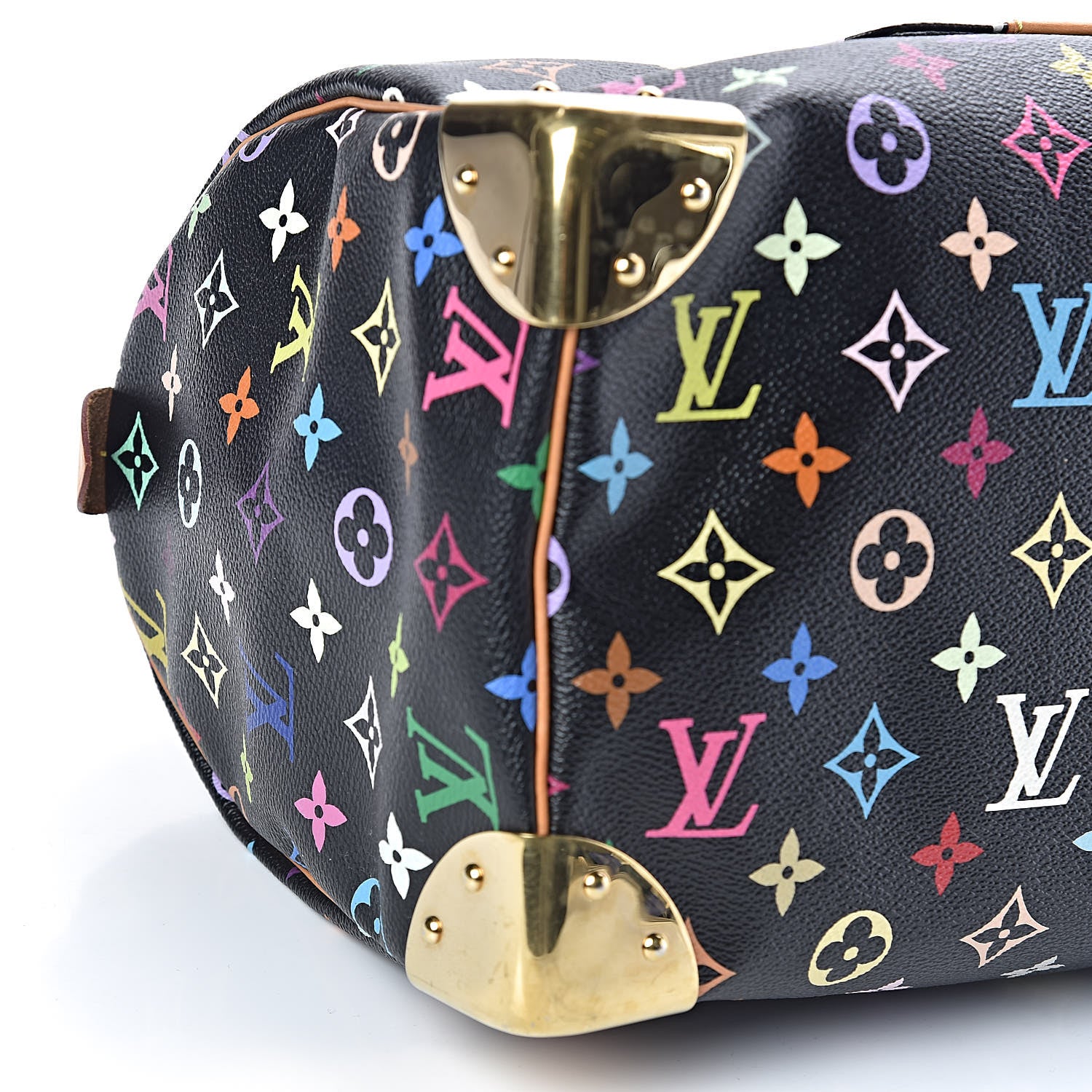 Louis Vuitton Monogram Multicolor Speedy 30 Black 7 of 9