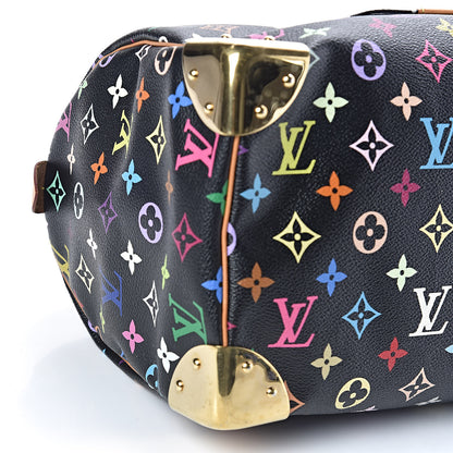 Louis Vuitton Monogram Multicolor Speedy 30 Black 7 of 9