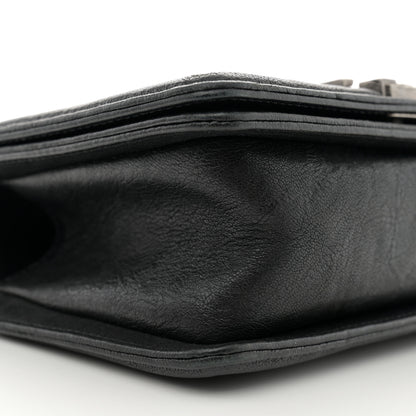 Chanel Crumpled Lambskin Small Studded Boy Flap Black 9 of 13