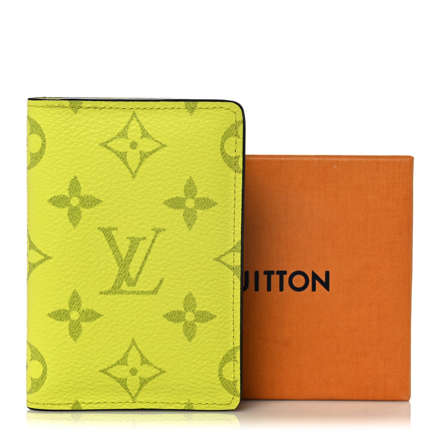 Monogram Taiga Pocket Organizer Yellow