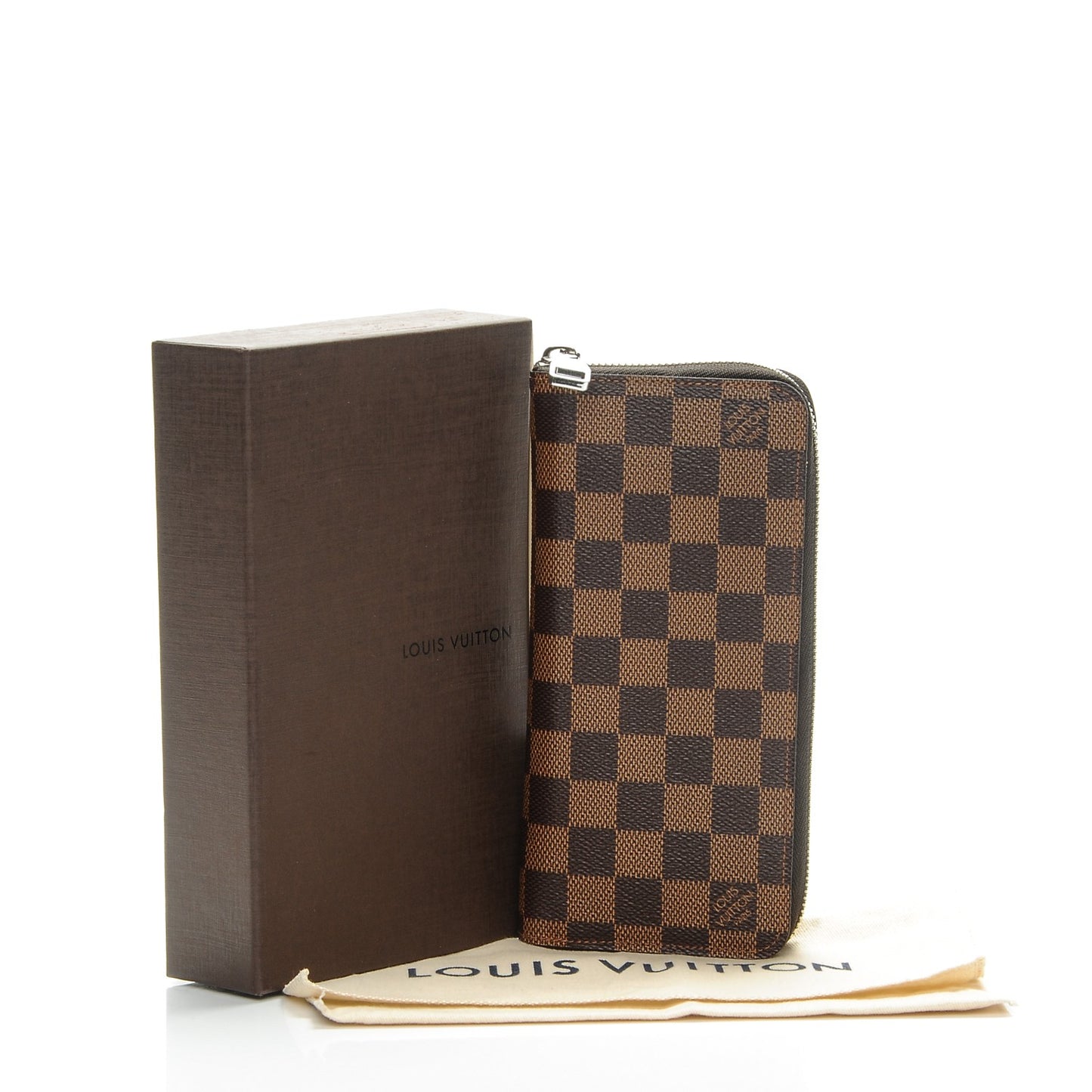 Damier Ebene Zippy Wallet Vertical