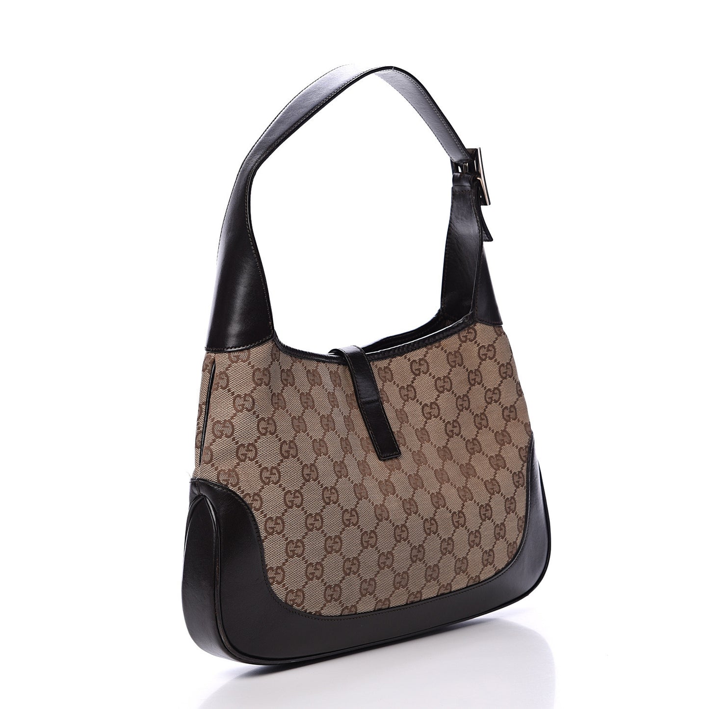 Monogram Web Jackie O Hobo Dark Brown
