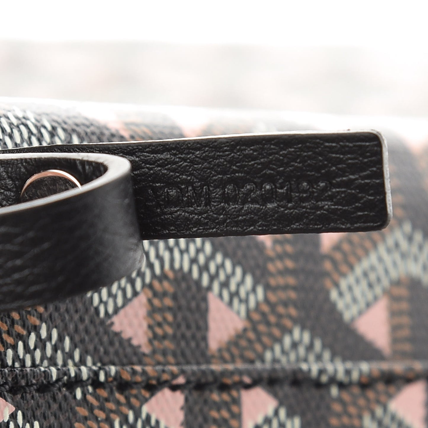 Goyardine Saint Louis Claire Voie PM Black Rose Pink