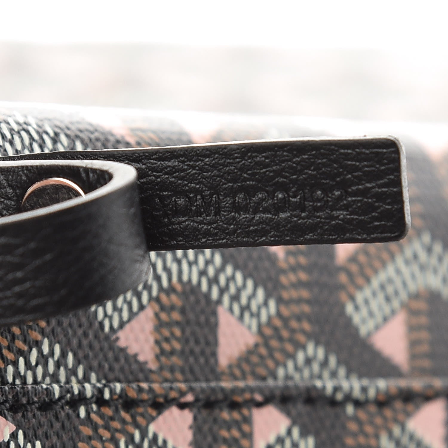 Goyard Goyardine Saint Louis Claire Voie PM Black Rose Pink 7 of 10