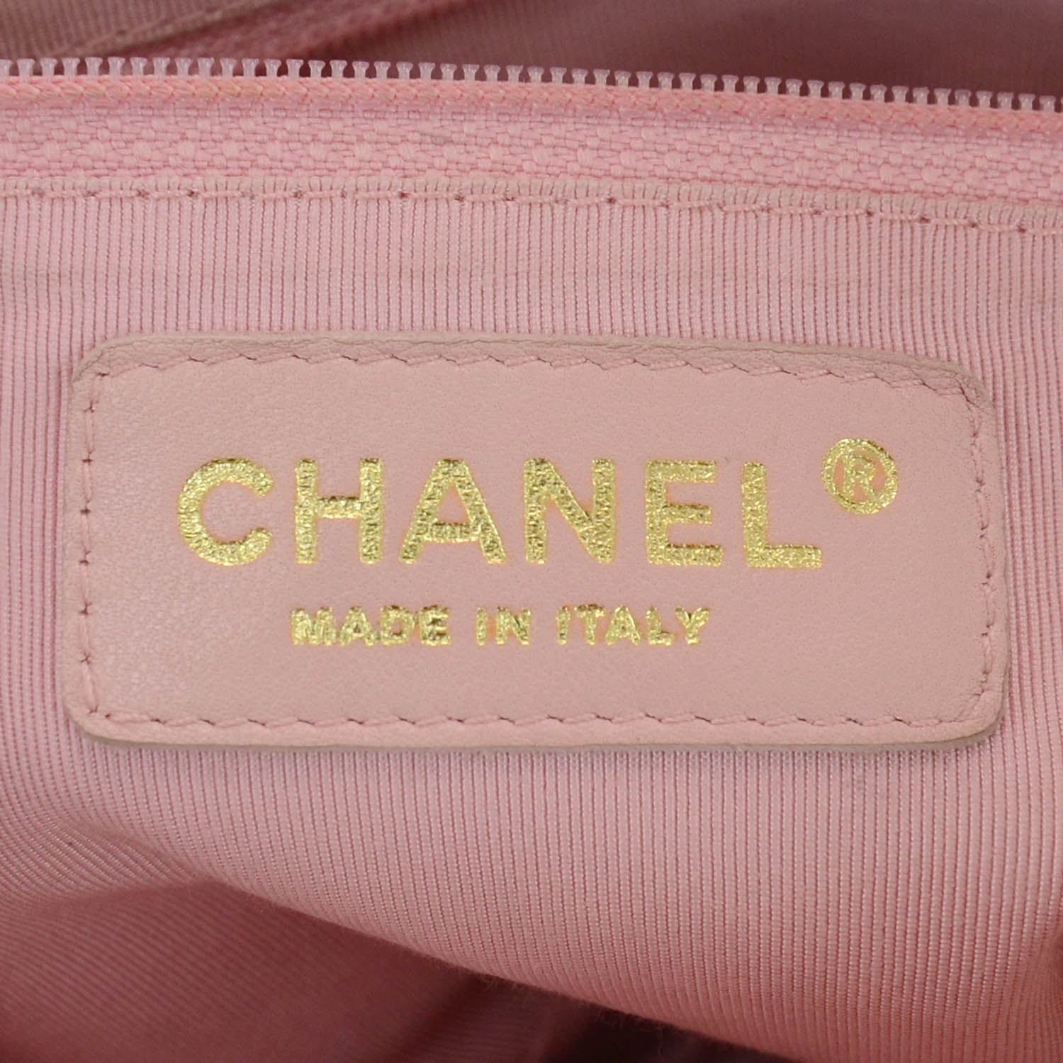 Chanel Caviar Quilted Pochette Pink 5 of 8