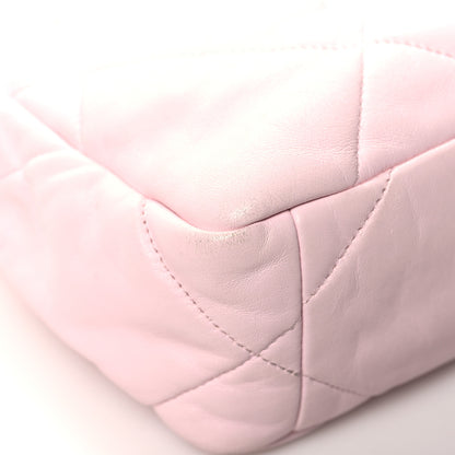 Chanel Lambskin Quilted Medium 19 Flap Light Pink 11 of 13