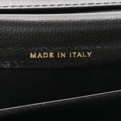 Chanel Grained Calfskin CC Button Long Wallet Black 7 of 10