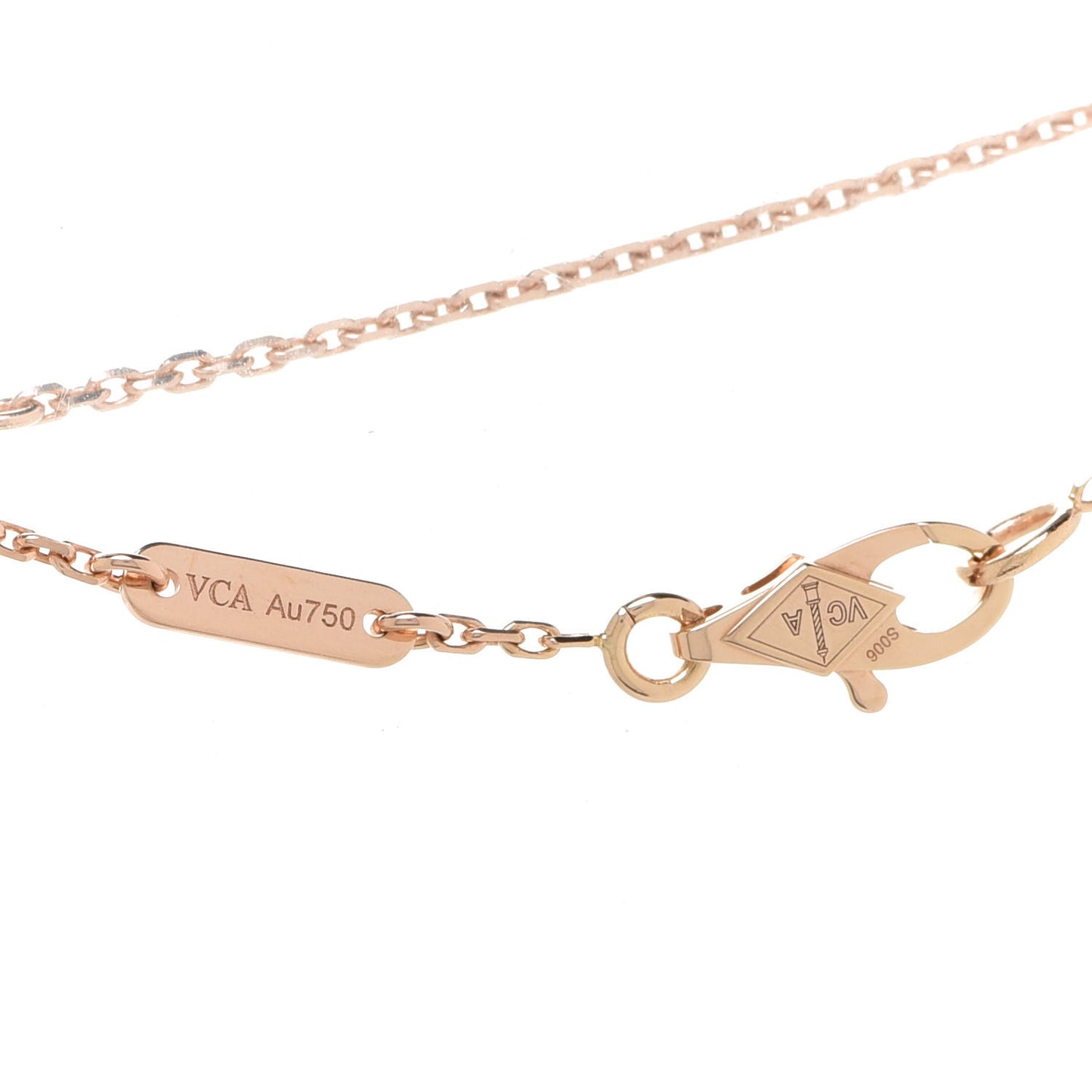 18K Rose Gold Carnelian Sweet Alhambra Bracelet