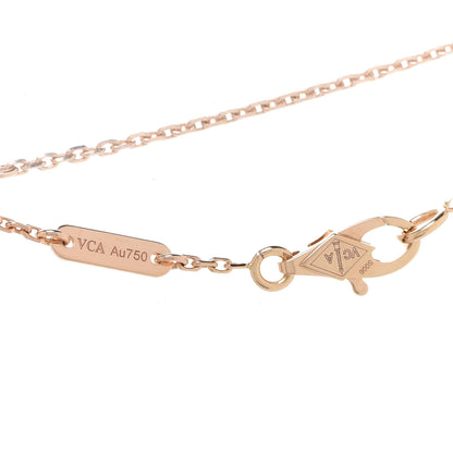 Van Cleef & Arpels 18K Rose Gold Carnelian Sweet Alhambra Bracelet 4 of 6