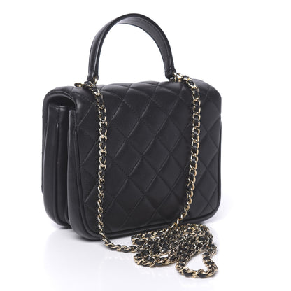 Chanel Lambskin Quilted Mini Citizen Chic Flap Black 3 of 13