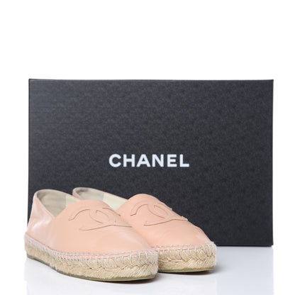 Chanel Lambskin CC Espadrilles 36 Nude 12 of 12