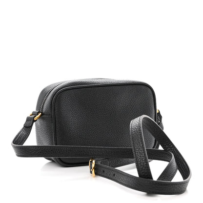 Gucci Pebbled Calfskin Mini Soho Disco Bag Black 3 of 10
