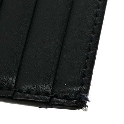 Fendi Vitello Stripe FF Card Holder Navy Multicolor 10 of 12