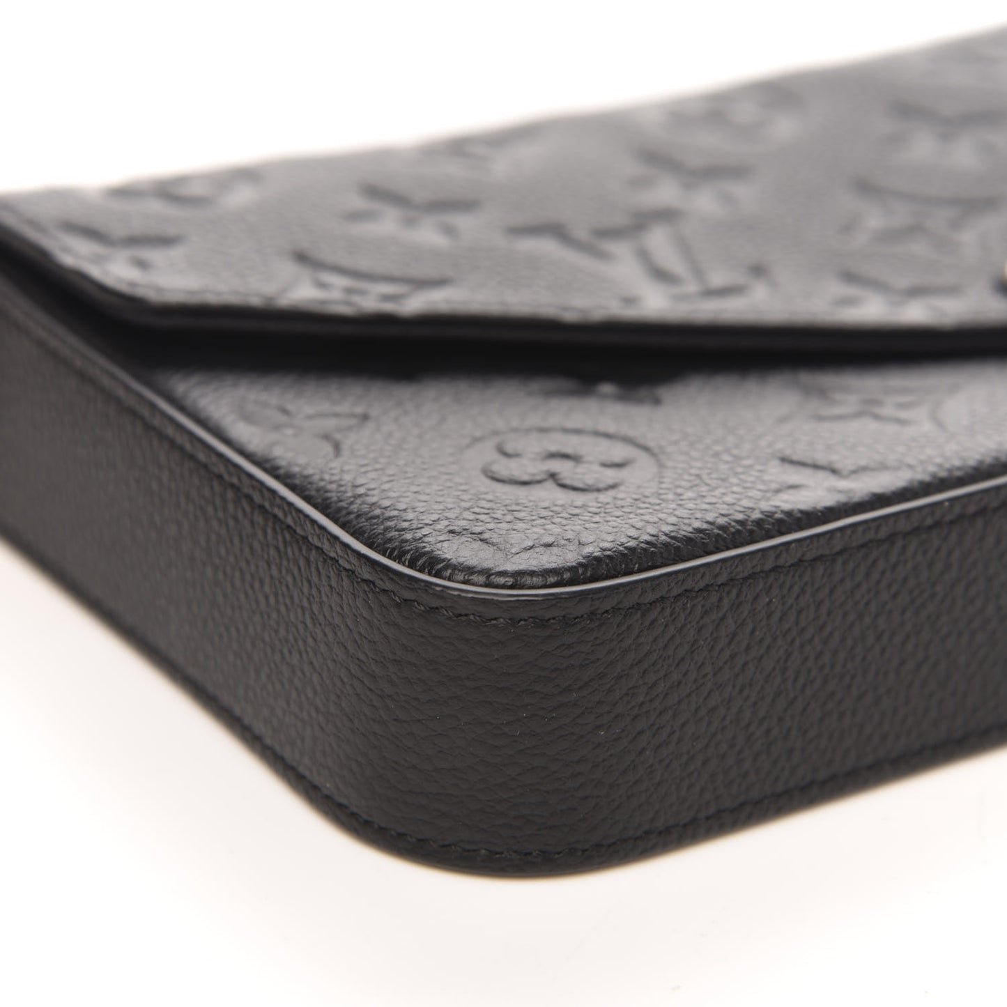 Empreinte Pochette Felicie Chain Wallet Black