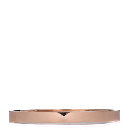 Hermes 18K Rose Gold PM Collier De Chien Bracelet LG 3 of 5