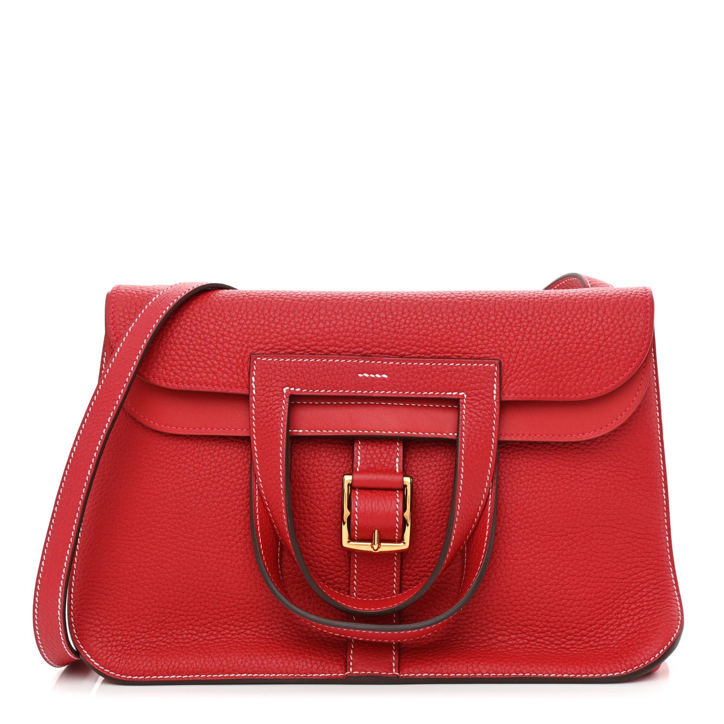 Taurillon Clemence Verso Halzan 31 GM Rouge Casaque Vermillion