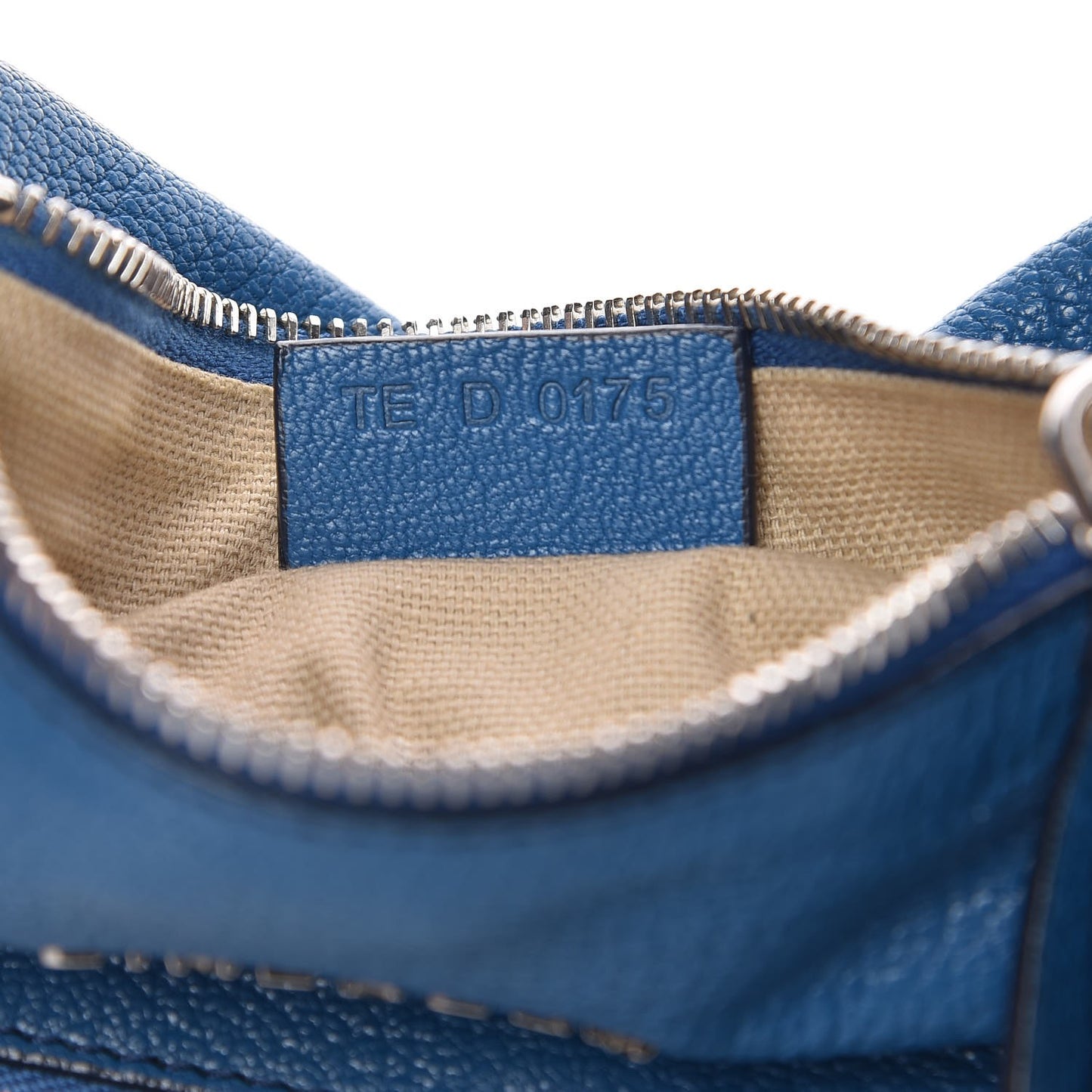 Sugar Goatskin Pandora Wristlet Mineral Blue