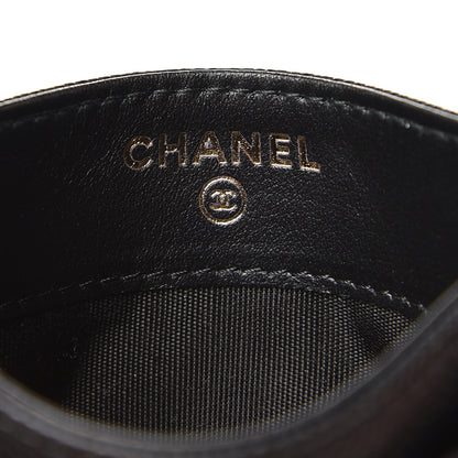 Chanel Caviar Quilted Boy Card Holder Black 6 of 8