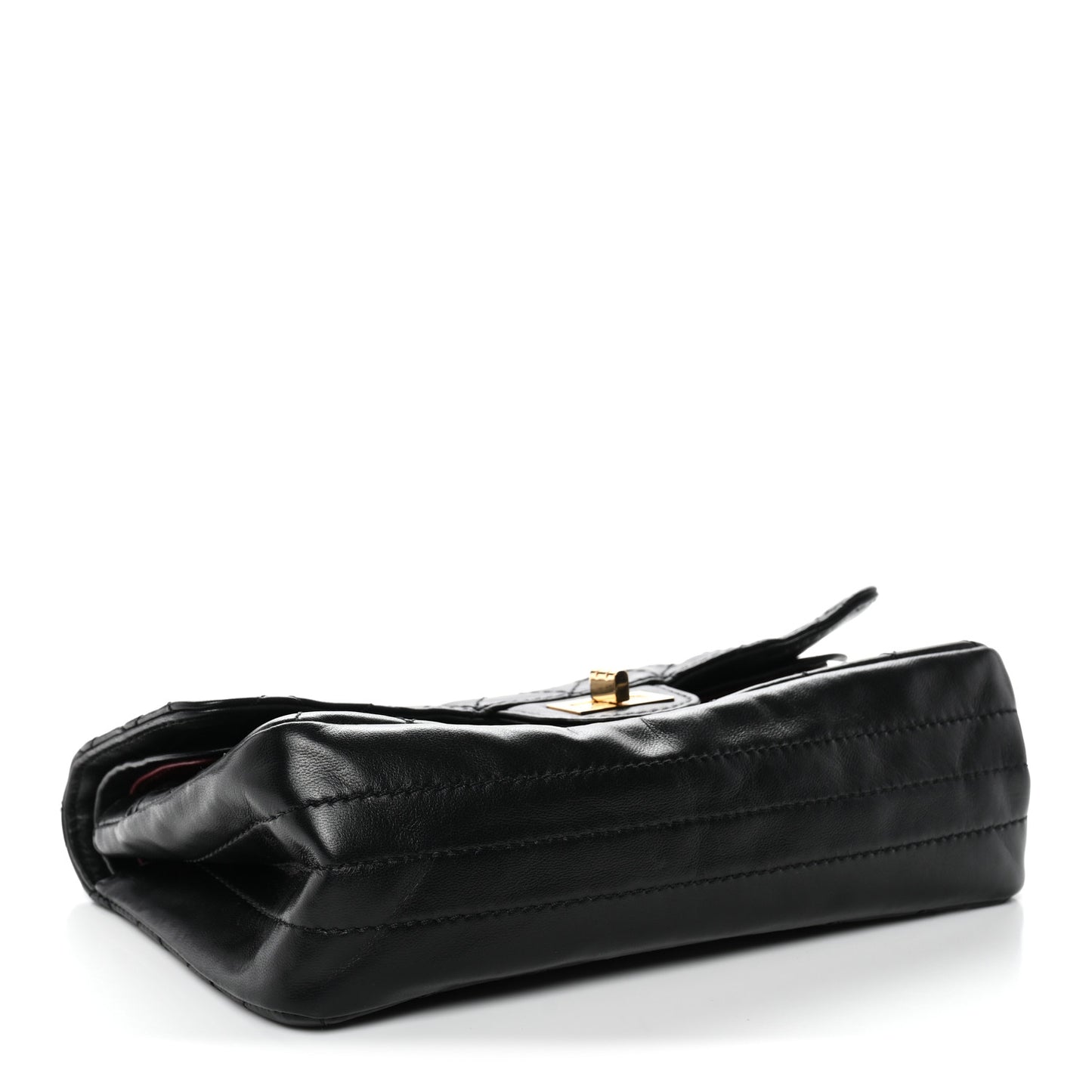 Lambskin Quilted Crush 2.55 Reissue 225 Flap Black