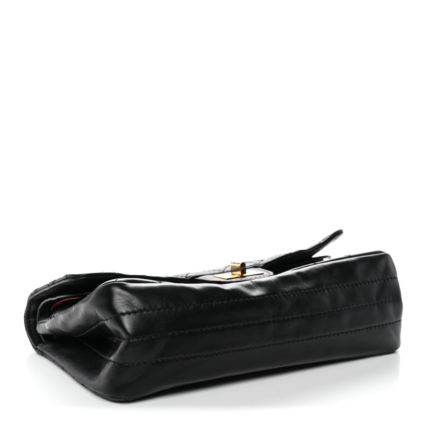 Chanel Lambskin Quilted Crush 2.55 Reissue 225 Flap Black 4 of 14