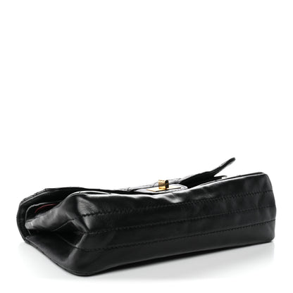 Chanel Lambskin Quilted Crush 2.55 Reissue 225 Flap Black 4 of 14